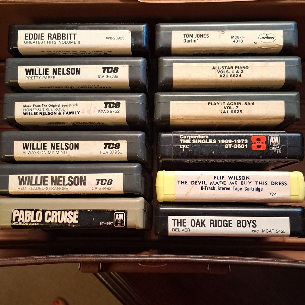 Set of 12 Vintage 8-tracks